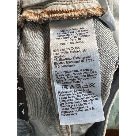 NWD J. Crew Wide Leg Cropped Jeans All Day Stretch Spring Storm Blue Size 30 - Picture 10 of 10